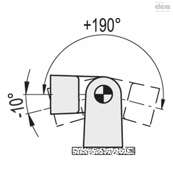 Elesa Hinge for thin frames, CFF.48 p-M5x17 - CFF.