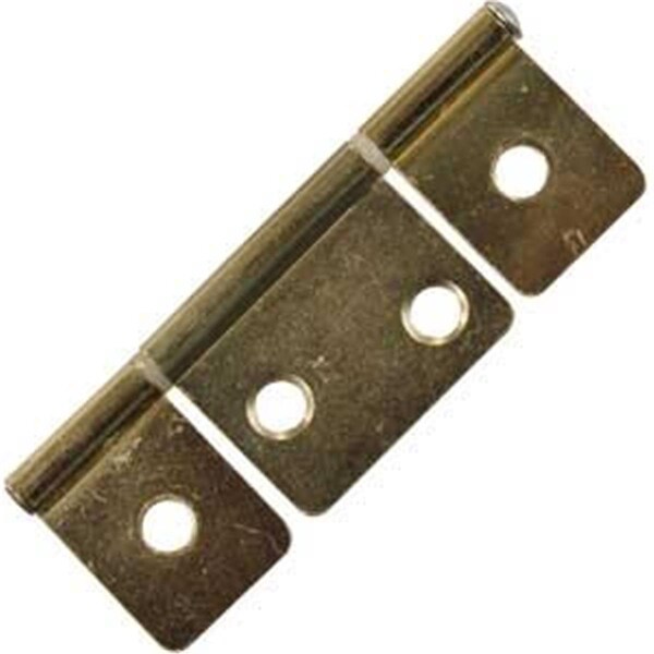 Powerhouse 70625 Non-Mortise Hinge - Brass - PO370199
