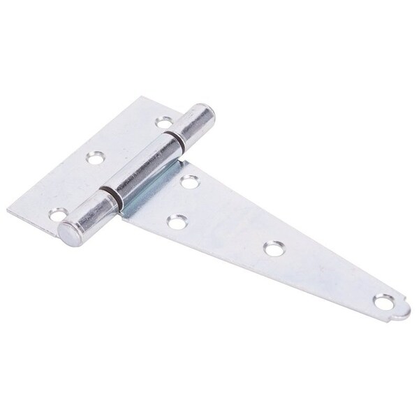 Prosource T-Hinge, Steel, Zinc, Fixed Pin, 180 deg Range of Motion, 35 Pc lb - HTH-Z05-013L