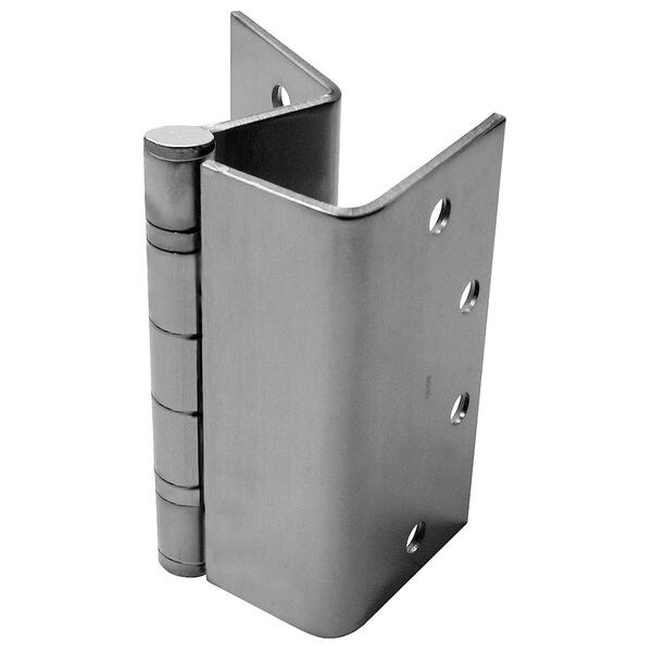 Best Butt Hinge, Steel, Full Mortise Mounting, 6 in Leaf W x 4 1/2 in Leaf H, Satin Chrome - FBB248 4 5 SWG-CLR DOOR HINGE 26D  STL