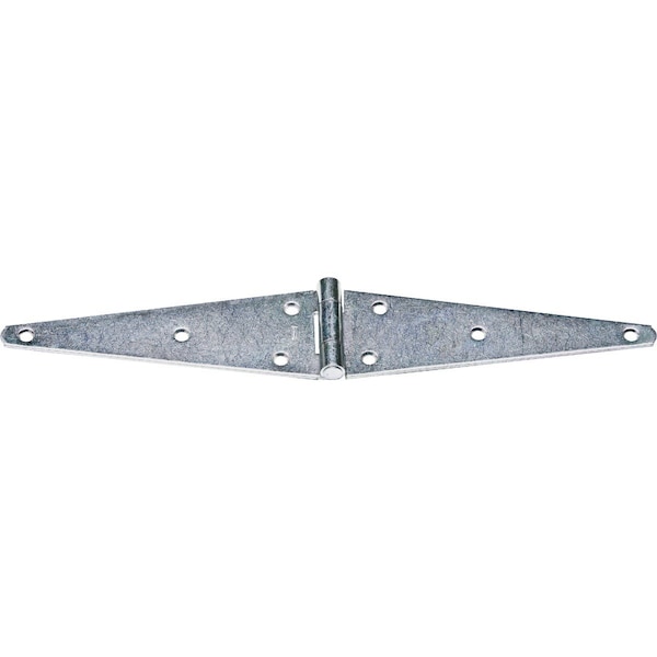 National 3.68 In. x 10 In. Zinc Heavy-Duty Strap Hinge - N127878