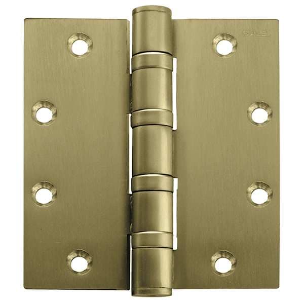 Best Door and Butt Hinge, Steel, Full Mortise Mounting, 1 3/4 in Leaf W x 4 in Leaf H, Satin Chrome - FBB168NRP 4 5X4 DOOR HINGE 26D  STL
