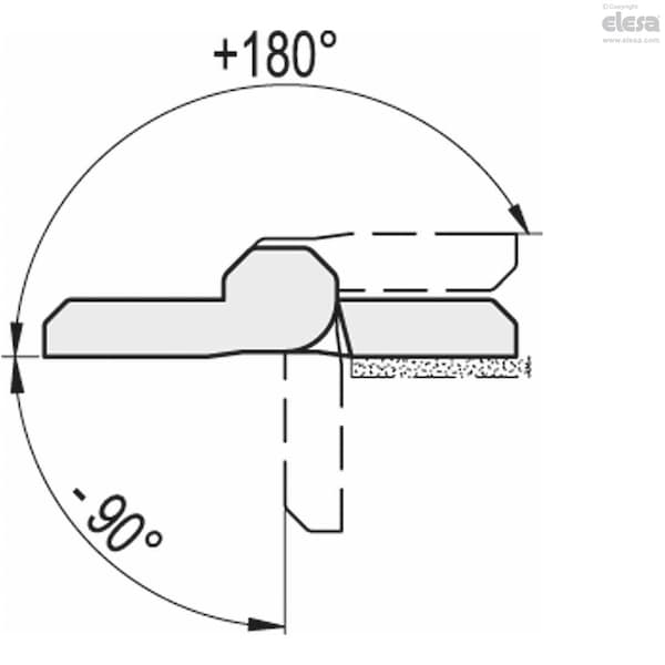 Elesa Lift-off Hinges, CFMY.40 SH-4-S - CFMY