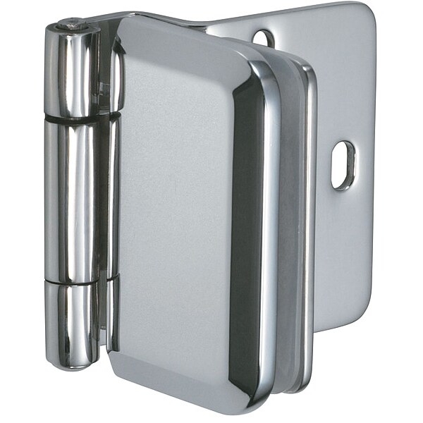 Lamp Glass Door Hinge, 304 Stainless Steel, Weld-On Mounting, 1 7/32 in Leaf W x 1 57/64 in Leaf H - XL-GH03-48-8CR