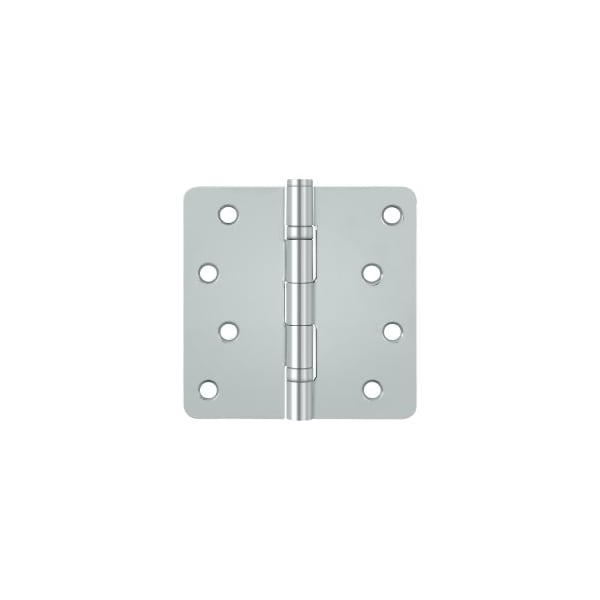 Deltana S44R4BB26 1/4 Radius Hinges Polished Chrome, 10PK - S44R4BB26-XCP10