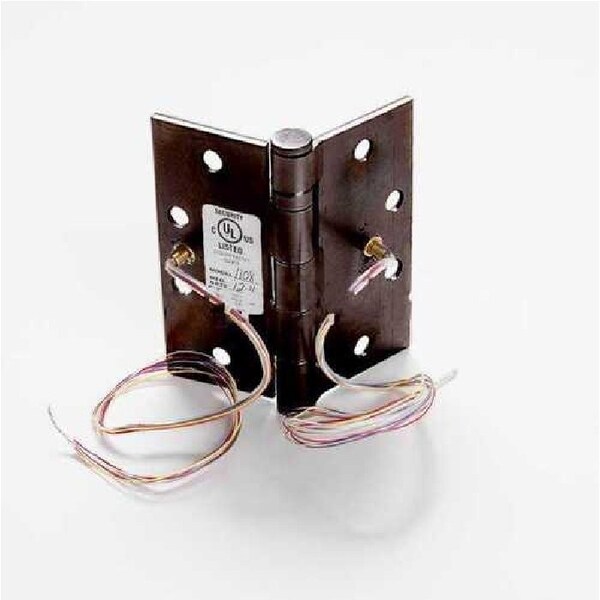 Architectural Control Systems Full Mortise Ball Bearing Standard Weight Steel Commercial Hinge 4-1/2 x 4-1/2 Concealed Electric - BB1279-4.5X4.5-26D-1182X4