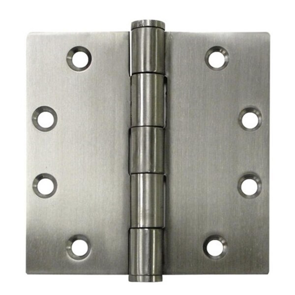 Patioplus 4.5 x 4.5 in. Square HingeSatin Stainless Steel - 24 Case, 2PK - PA696645