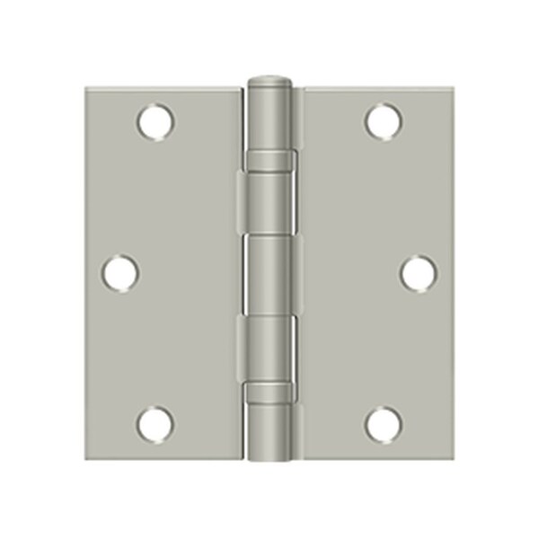 Deltana Satin Nickel Door and Butt Hinge - S35BBU15-R