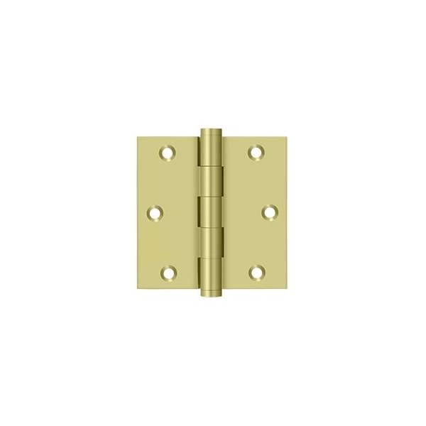 Deltana Bright Brass Door and Butt Hinge - DSB353-R