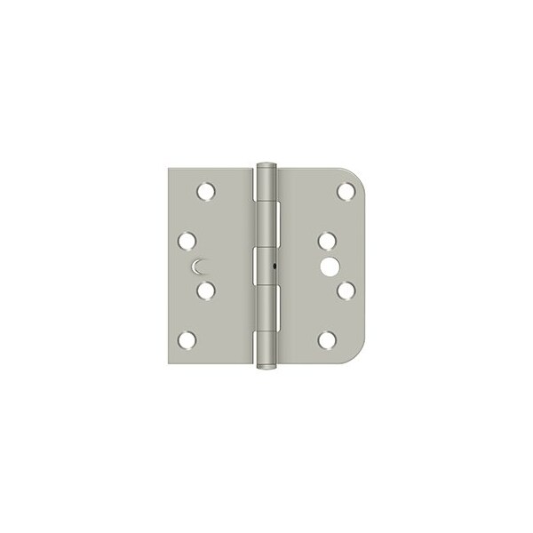 Deltana 4 x 4 x 5/8 x SQ Hinge in Brushed Nickel PR - S44058TTNRPU15