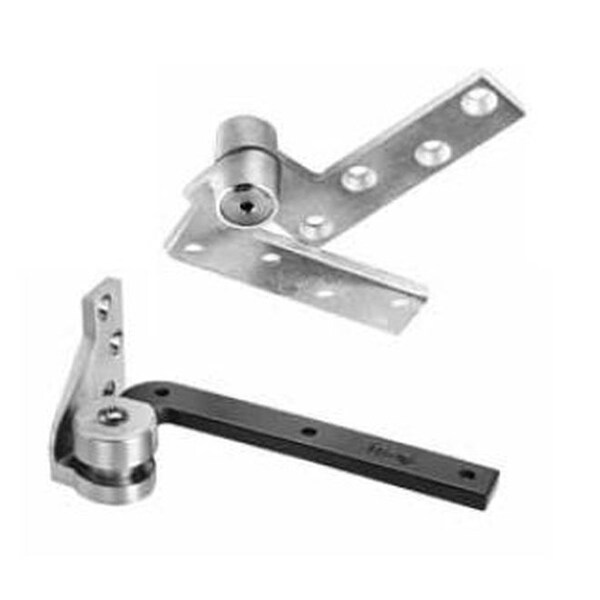 Rixson 1171426DRH Right Hand 3/4 Offset Jamb Mount Hung Pivot Set with 180 Top Pivot Satin Chrome - 1171426DRH