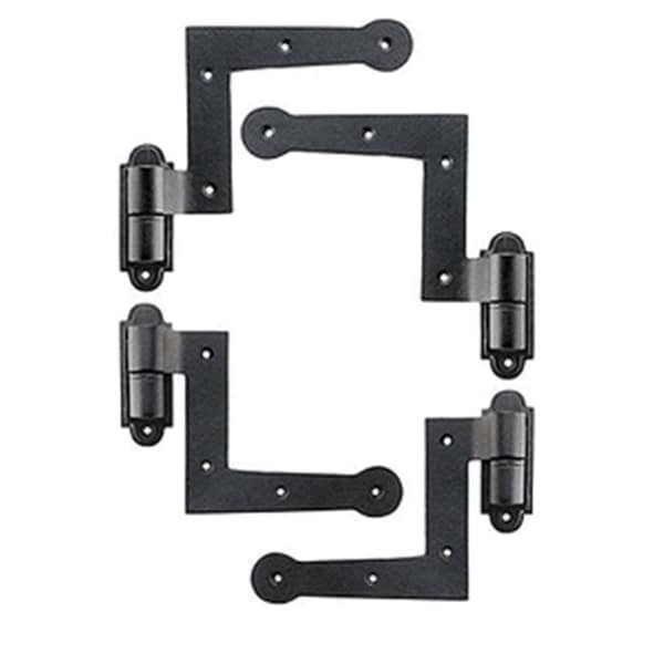 Gourmetgalley 88-510 Set of Cast Iron New York Style Shutter Hinges with 1.25 in. Offset - GO2596250