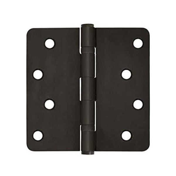 Patioplus 4 x 4 x 0.25 in. Radius Hinge Ball Bearings Steel, Oil Rubbed Bronze - PA829761