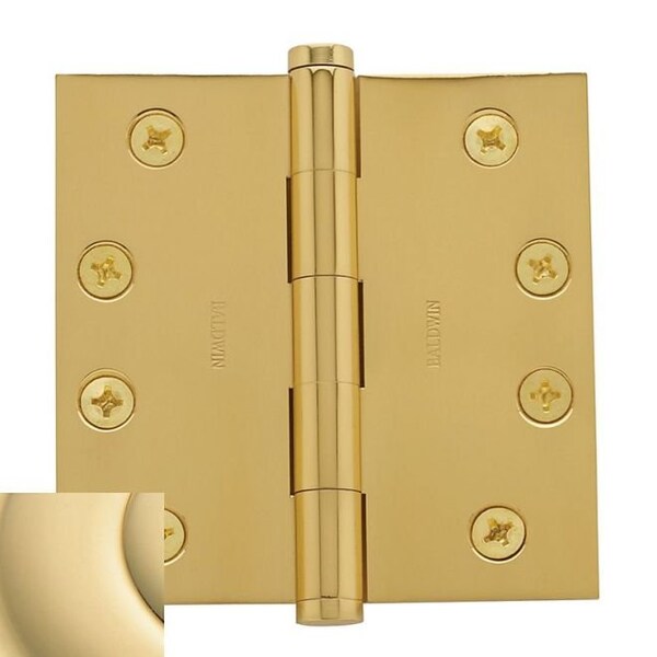 Baldwin Door and Butt Hinge, Brass, Mortise Mounting, Unlacquered Brass - 1040.031.I