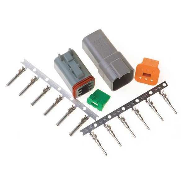 Techflex Deutsch, Connector Kit, 6 Pin - DT06GY