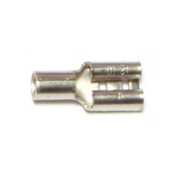 Midwest Fastener 12 WG to 10 WG x 1/4" x 0.7" Uninsulated Female Disconnects 1 12PK - 67037