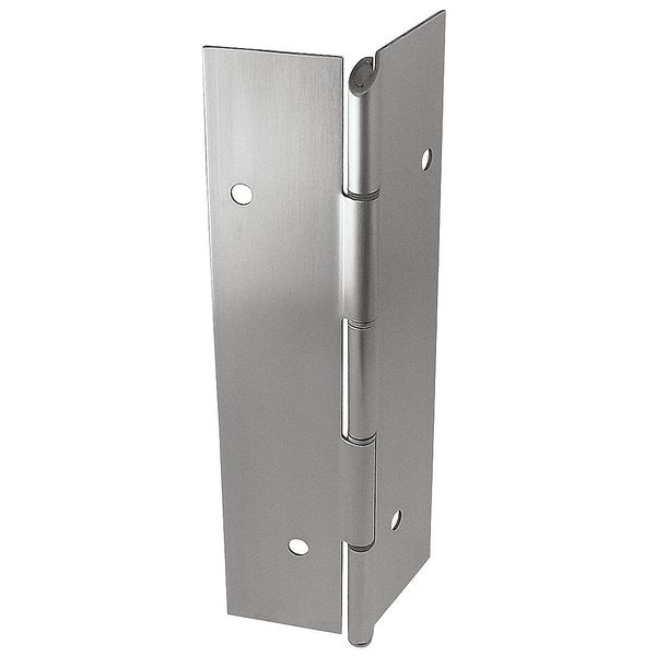 Markar Piano Hinge, Stainless Steel, Full Mortise Mounting, 1 15/16 in Leaf W x 7 ft Leaf H - FM300-001-630-HT-MP