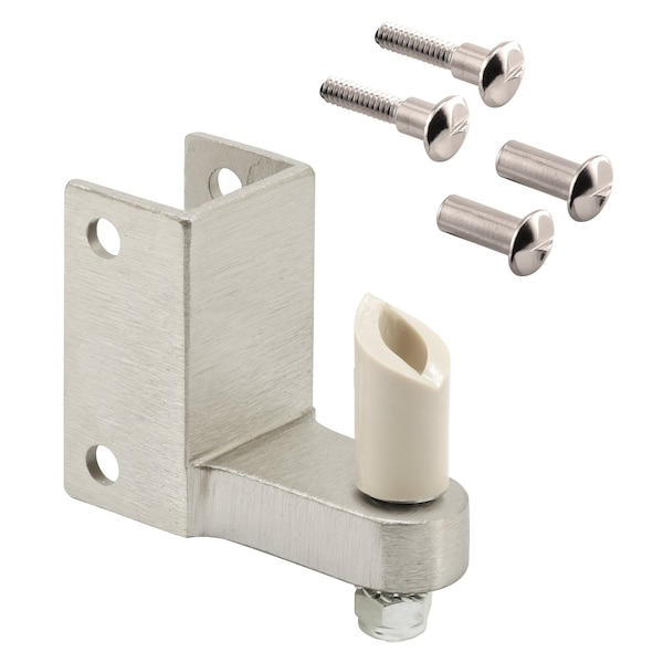 Prime-Line Post Mounted Gravity Pivot Hinge, 1 in., Stainless Steel, 1/2 in. Pintle, Bottom (Single Pack) - 656-9594