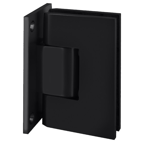 Cr Laurence Matte Black Vienna 337 Series Adjustable Wall Mount Full Back Plate Hinge - V1E337MBL