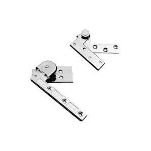 Dorma 3 Hour Rated Pocket Pivot for 90 degree Pocket Doors, 626 Satin Chrome - 75523-626