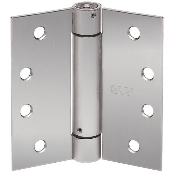 Stanley Spring Butt Hinge, 4-1/2" x 4-1/2", US32D - 2060R 4-1/2X4-1/2 32D