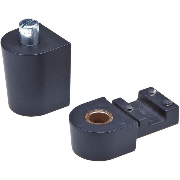 Kaba Ilco Pivot Hinge, Diecast Aluminum, Half Surface Mounting, 1 7/16 in Leaf W x 2 3/8 in Leaf H - IL-OP-18-DU TOP PIVOT SET