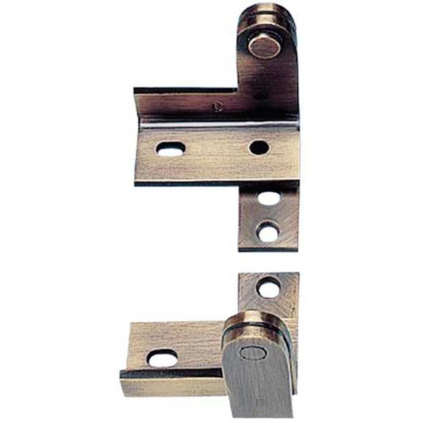 Best Pivot Hinge, Steel, Full Surface Mounting, 2 1/2 in Leaf W x 3 in Leaf H, Satin Chrome - 327 HEAVY WARDROBE PIVOT 26D STL