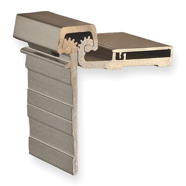 Pemko Piano Hinge, Bronze, Half Surface Mounting, 2 in Leaf W x 2 9/16 in Leaf H, Clear Anodized - CHS95