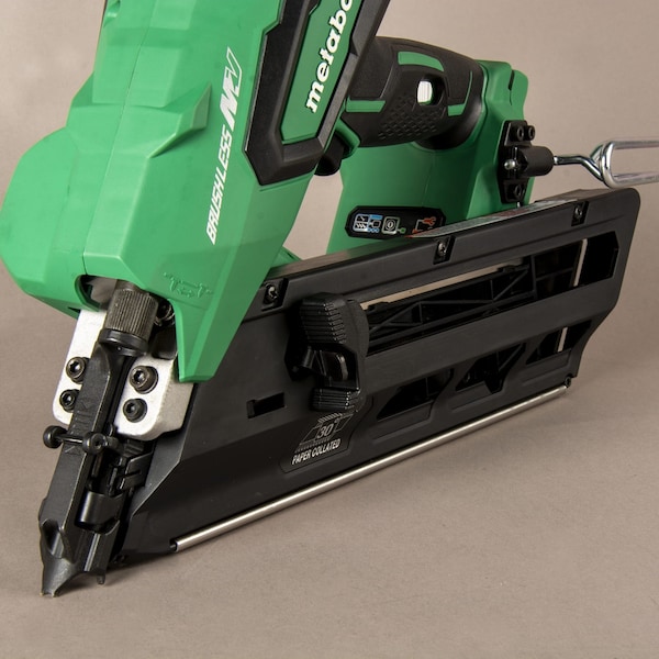 Metabo Hpt 36V MV Cordless Brushless 3-1/2in Cordless Paper Strip 30 Framing Nailer Bare - NR3690DCM