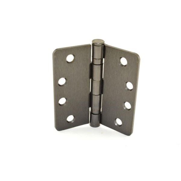 Hager 4 x 4 in. Full Mortise Standard Weight Ball Bearing Hinge, No. 044773 Black Nickel - BB1279410D