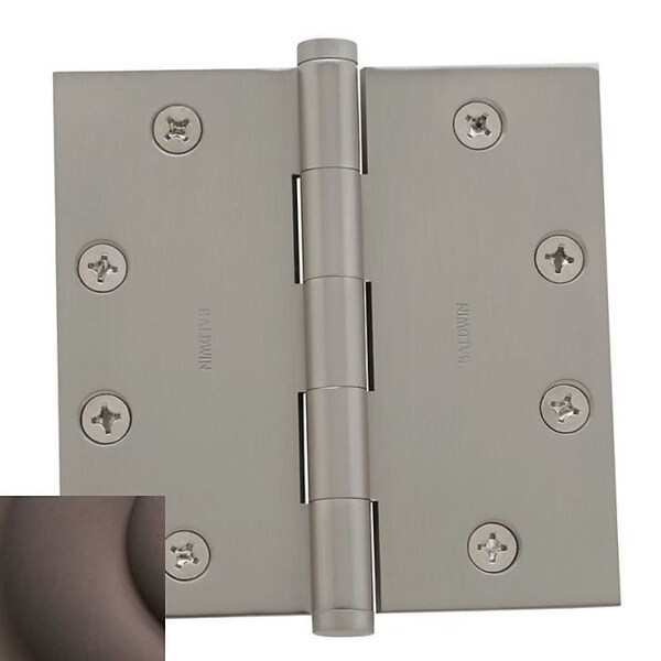 Baldwin Door and Butt Hinge, Bronze, Mortise Mounting, Venetian Bronze - 1045.112.I