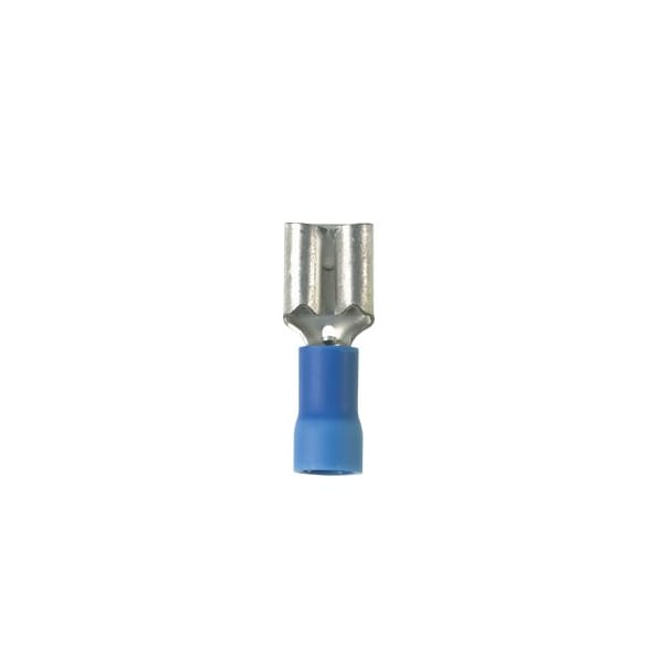 Panduit Female Disconnect, Vyl, Brl, Insul, 16, PK25 - EDV14-250B-Q