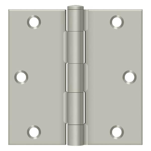 Deltana Satin Nickel Door and Butt Hinge - S35U15-R