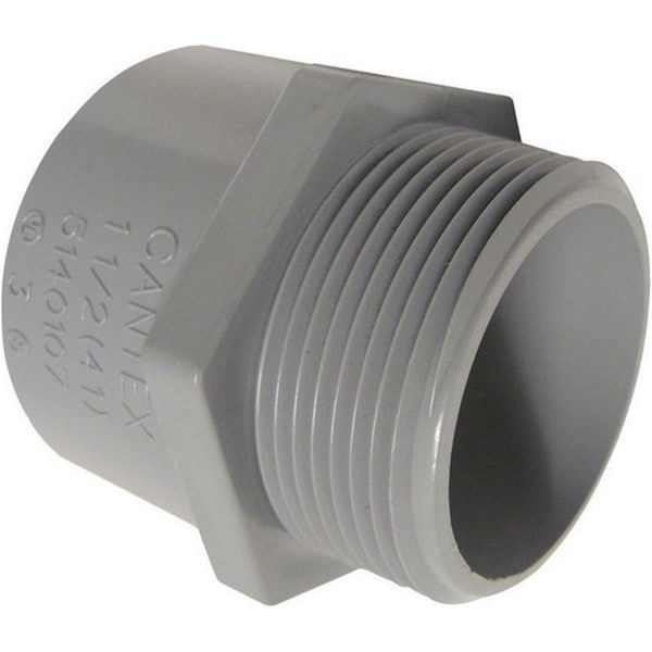 Cantex 5140103U 05 in PVC Male Terminal Adapter - 3189438
