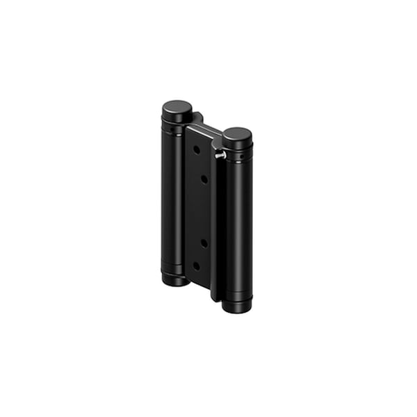 Deltana 4in Double Action Saloon Hinge Matte Black Finish - DASHS4U19
