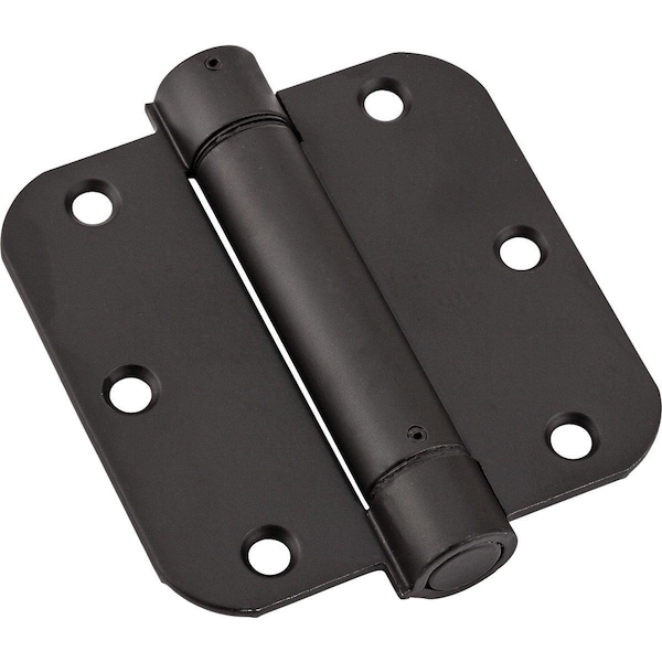 National 3.5 In. Oil Rubbed Bronze 5/8 In. Radius Spring Door Hinge - N350884