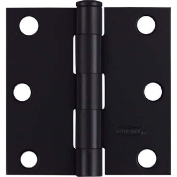 Eat-In N241-182 3 x 3 in. Black Square Corner Door Hinge - EA865772
