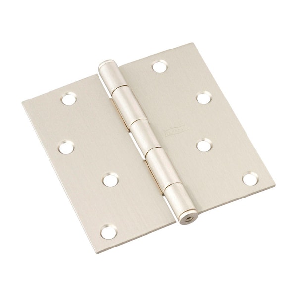National Hardware National Hardware 4 in. L Satin Nickel Door Hinge 1 pk - N830-249