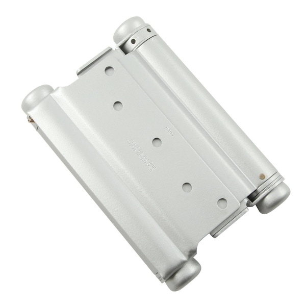 Trans Atlantic Co. 6 in. Galvannealed Double Acting Barrel Spring Squared Hinge with Non-Removable Pin - Set of 2 - DH-TAN5006-GV