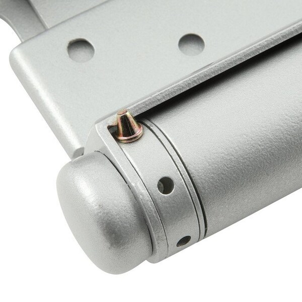 Trans Atlantic Co. 6 in. Galvannealed Double Acting Barrel Spring Squared Hinge with Non-Removable Pin - Set of 2 - DH-TAN5006-GV