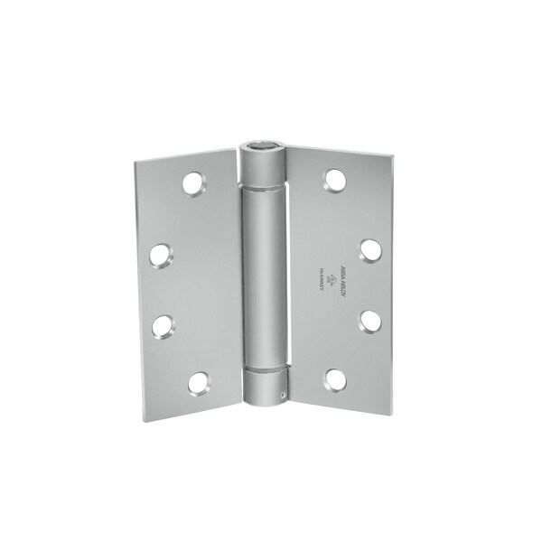 Mckinney Hinges McKinney 4inx4in Square Corner Steel Single Acting Standard Weight Full Mortise Spring Hinge # - 1502426D