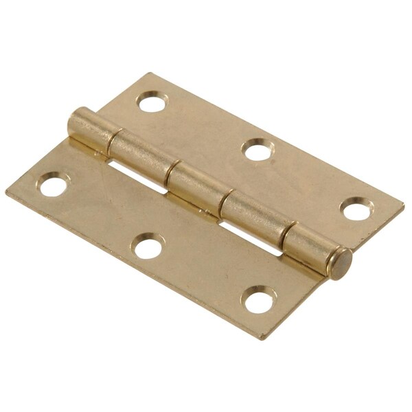 Ornatus Outdoors Carded, Light Narrow Hingese 1 in. Brass Plated - OR1633511