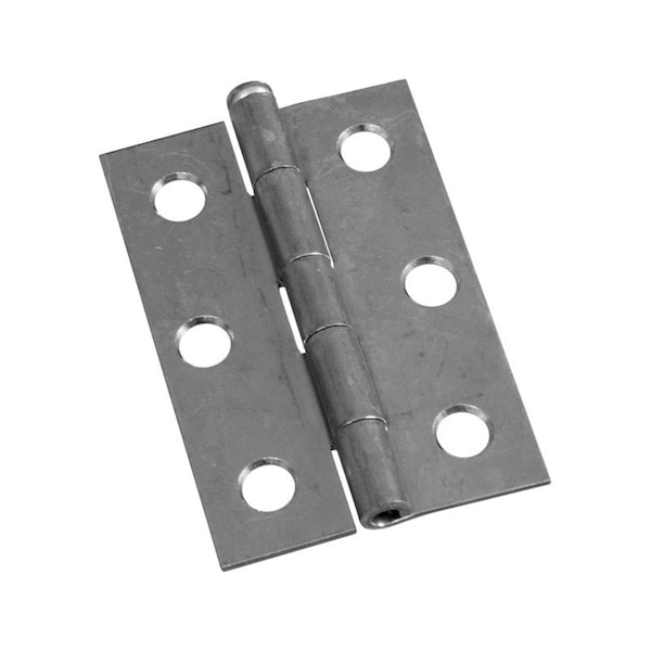 National Mfg Sales 2.5 in. Steel Zinc-Plated Door Hinges, 2PK - 5701875
