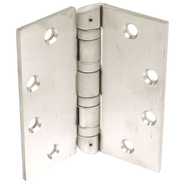 Ives Ball Bearing Butt Hinge, 4-1/2" x 4-1/2", 630, Hospital Tip, Heavy - 5BB1HWHT 4.5X4.0 630