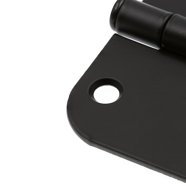 Prime-Line Door Hinge Residential Smooth Pivot, 3-1/2 in. with 5/8 in. Corners, Matte Black 3 Pack - U 1150883