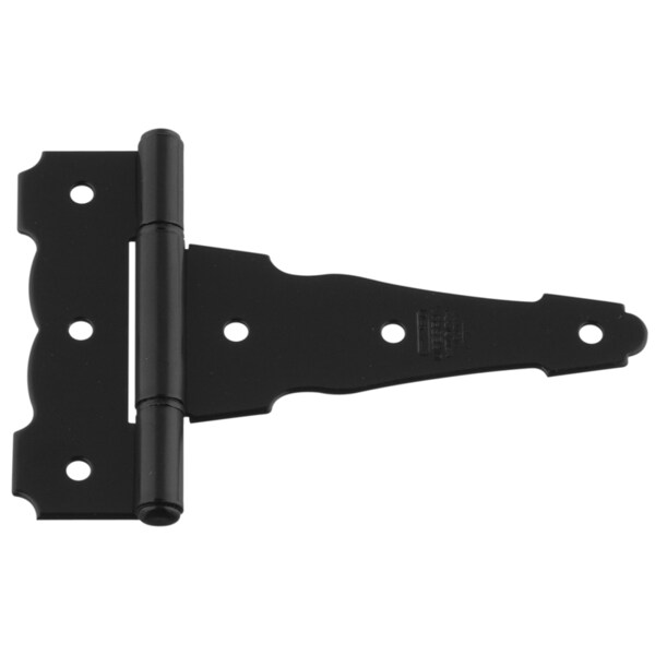 National Hardware National Hardware 4 in. L Black Steel Ornamental T Hinge 1 pk - N109-041