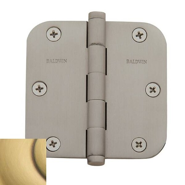 Baldwin Estate Satin Brass with Brown Full Mortise - 1135.060.I