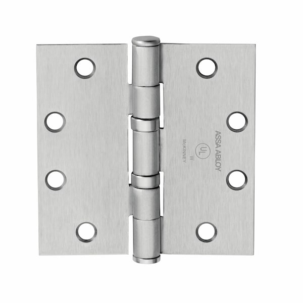 Mckinney Oil Bearing Butt Hinge, 4-1/2" x 4-1/2", US26D, Standard - TA2314 4-1/2X4-1/2 26D
