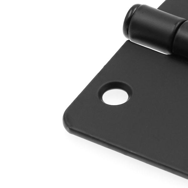 Prime-Line Door Hinge Residential Smooth Pivot, 3-1/2 in. with 1/4 in. Corners, Matte Black 12 Pack - U 11505812