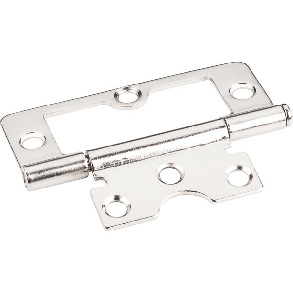 Hardware Resources Black Nickel 3" Swaged Loose Pin Non-Mortise Hinge with 6 Holes - 9802BN